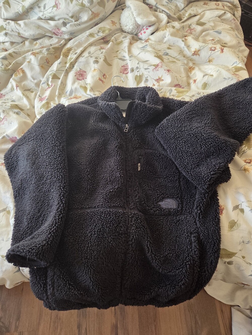 The North Face Men Black Sherpa Puffer Jacket